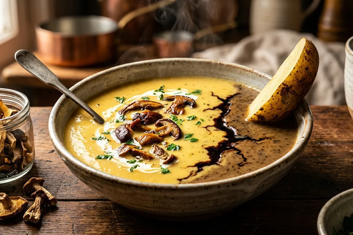 Il dettaglio che rovina la zuppa di funghi (e come evitarlo senza buttare tutto)