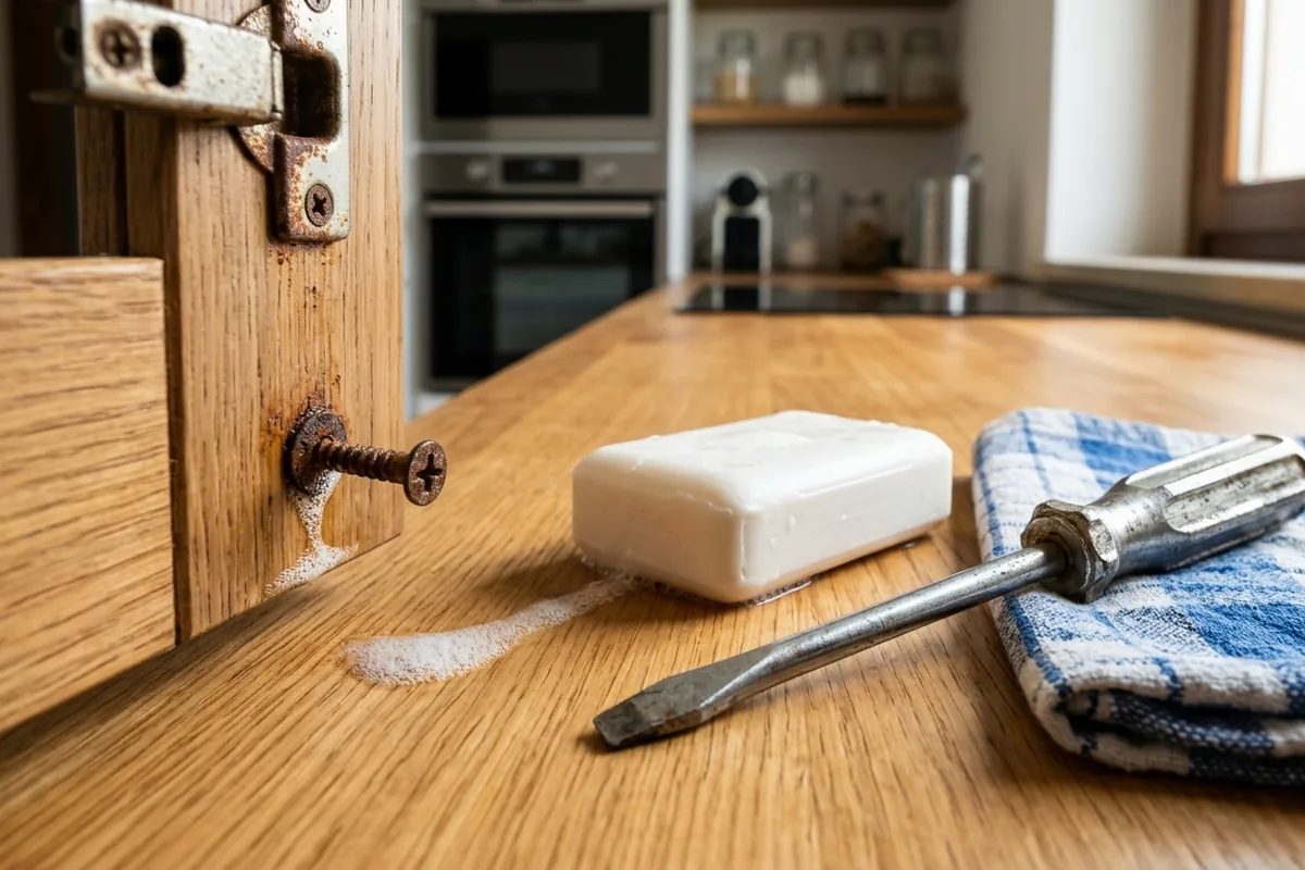Il trucco del sapone sui viti bloccati che molti ignorano (e che può salvare mobili e nervi)