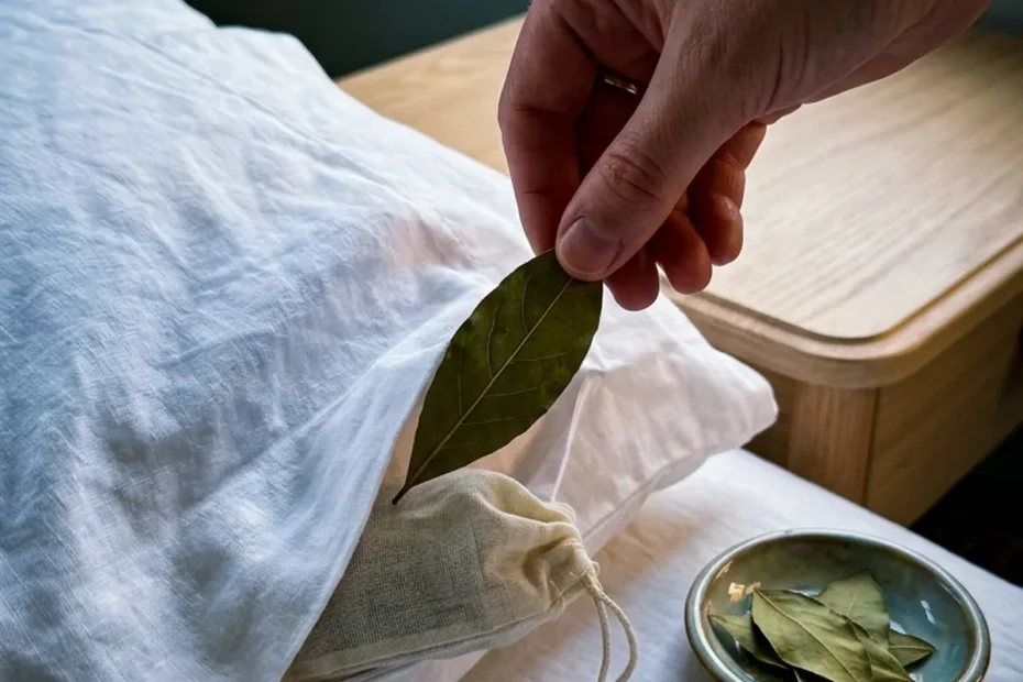 Metti una foglia di alloro nel cuscino: l’abitudine insospettabile che cambia il tuo sonno senza che tu te ne accorga